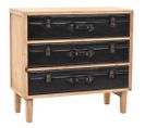 Buffet Bahut Armoire Console Meuble De Rangement à Tiroirs Bois De Sapin Massif 80 Cm 4402188