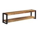 Meuble Télé Buffet TV Télévision Design Pratique 150 Cm Bois Massif De Manguier 2502078