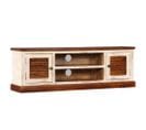 Meuble Télé Buffet TV Télévision Design Pratique Bois Massif De Manguier Et Sesham 120 Cm 2502172