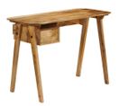 Bureau Table Meuble Travail Informatique 110 Cm Bois De Manguier Massif 0502099