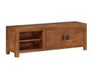 Meuble Télé Buffet TV Télévision Design Pratique 120 Cm Bois De Manguier Massif 2502066