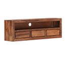 Meuble Télé Buffet TV Télévision Design Pratique 120 Cm Bois De Sesham Solide 2502062