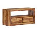 Meuble Télé Buffet TV Télévision Design Pratique Bois Massif De Sesham 80 Cm 2502181