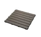 Set De 6 Dalles - Plancher De Maison - Anti-uv - 45x45cm - Effet Texturé Bois