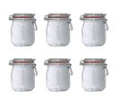 Lot De 6 Bocaux En Verre 750ml - 900506