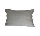 Housse De Coussin Brooklyn Ficelle 40 X 60 Cm Gris Clair