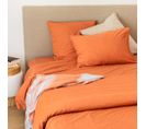 Housse De Couette Cap Ferret Corail 140 X 200 Cm Orange