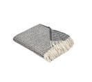 Plaid Cervinia Charbon 130 X 170 Cm Gris Foncé