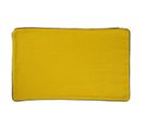 Housse De Coussin En Coton Et Chanvre - 30x50 Cm - Jaune