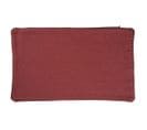 Housse De Coussin En Coton Et Chanvre - 30x50 Cm - Rouge