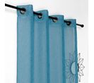 Voilage Uni Saphir - 145x240 Cm - Bleu Foncé