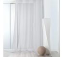 Rideau Voilage Tamisant En Poly-lin - 145x240 Cm - Blanc