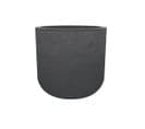 Pot De Fleurs Rond En Plastique  Volcania Up Anthracite - Ø 40 Cm