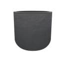 Pot De Fleurs Rond En Plastique  Volcania Up Anthracite - Ø 50 Cm