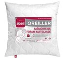 Oreiller A Mémoire De Forme Matelassé 60x60 Cm Blanc