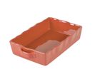 Plat à Four Rectangle Gusto 33x23 Cm Terracotta