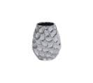 Vase Martel Boule Silver 16 Cm