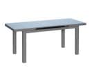 Table De Jardin Extensible En Aluminium Anthracite Ibiza 10 à 12 Personnes