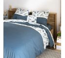 Parure De Lit 100% Coton 57 Fils Automnia Ocean Blue Taille 220x240 Cm