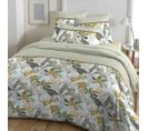 Housse De Couette 240x260 + 2 Taies D'oreiller 63x63 Cm Coton Madinana Green