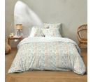 Housse De Couette 220x240 Cm + 2 Taies D'oreiller 63x63 Cm Coton 51 Fils Lila Multico