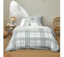 Housse De Couette 220x240 Cm + 2 Taies D'oreiller 63x63 Cm Coton 51 Fils Sobrut Gray