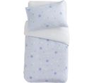 Parure De Couette Little Stars 1 Housse De Couette 100 X 140 Cm + 1 Taie D'oreiller 120 G/m² Ciel