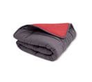 Couette Réversible Bicolore En Microfibre 400 Gr/m² - 200x200 Cm - Rouge