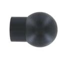 2 embouts mini boule Ø 2 cm  Noir