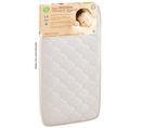 Matelas bébé 24kg/m3 Déhoussable Bio 70x140x10 Cm