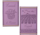 Lot De 2 Torchons En Jacquard De Coton Violet 50x75