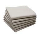 Lot De 6 Serviettes En Coton Traite Teflon Sarrasin 45x45