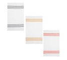 Lot De 3 Torchons En Gaze De Coton Multicolore 50x75