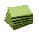 Lot De 6 Serviettes En Coton Traite Teflon, Brocoli 45 X 45