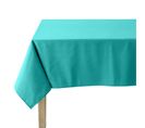 Nappe En Coton Traitee Teflon Turquoise 150 X 190