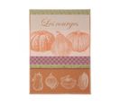 Torchon En Jacquard De Coton Orange 50x75