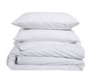 Parure 140x200cm 1 Personne Percale - Blanc