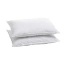 Lot De 2 Oreillers Souple 65x65cm Sensation Duvet Gonflant