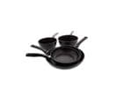 Lot De 3 Poeles 20, 24 Et 28 Cm + 2 Casseroles De 18 Et 20 Cm