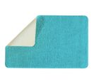 Polynesie - Tapis De Bain En Polyester Uni Turquoise 50x80cm