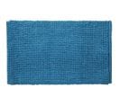 Bali - Tapis De Bain En Polycoton Uni Bleu 50x80cm