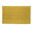 Bali - Tapis De Bain En Polycoton Uni Jaune 50x80cm