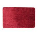 Polynesie - Tapis De Bain En Polyester Uni Bordeau 50x80cm