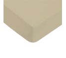 Essentiel - Drap Housse En Coton 57 Fils Uni Beige 180x200cm