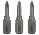 3 Embouts De Vissage Extra Dur Ph2 25mm - Bosch - 2607001511