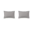 Taie D'oreiller Made In France (lot De 2) Gris 50x70