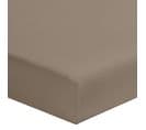 Drap Housse Bio Bonnet 30 Made In France Taupe 80x190