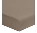 Drap Housse Bio Bonnet 30 Made In France Taupe 90x190