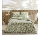 Housse De Couette Imprimée En Lyocell Vert 240x220