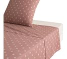 Drap Plat Imprimé En Bambou Rose 240x300